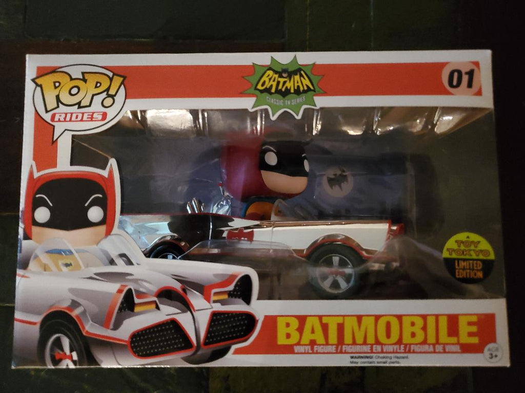 Pop Rides Chrome Batmobile 2016 Toy Tokyo Exclusive