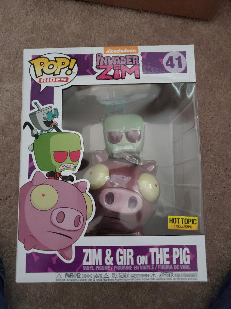 Pop Rides Zim & Gir On The Pig Hot Topic Exclusive